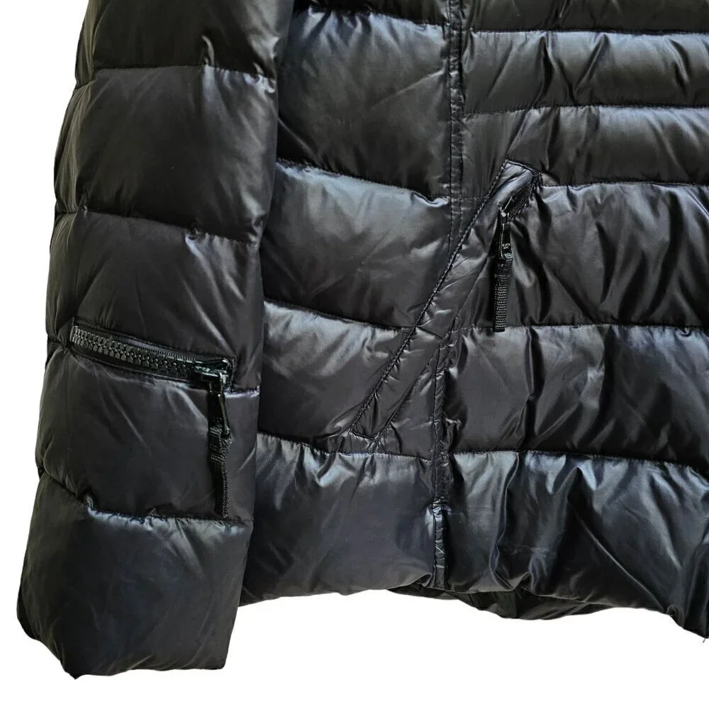 Andrew Marc Puffer Jacket 650 Fill Power Down, Black, Size XL - Picture 3 of 12